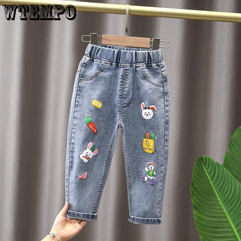 

Girls Jeans Children s Autumn Casual Pants Baby Girl Pants Autumn Outerwear 80