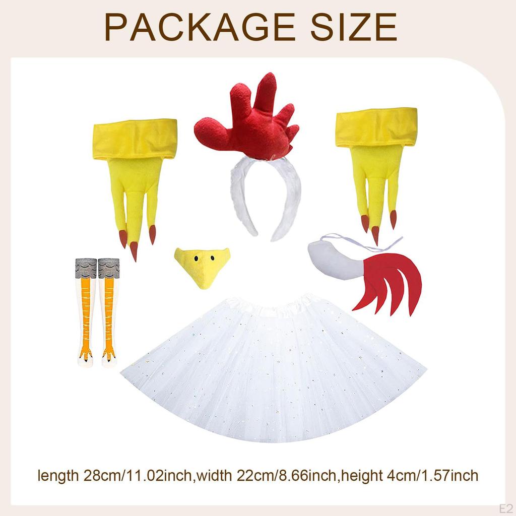 Chicken Cosplay Costume Kit for Theater, Action Events And Presentations.