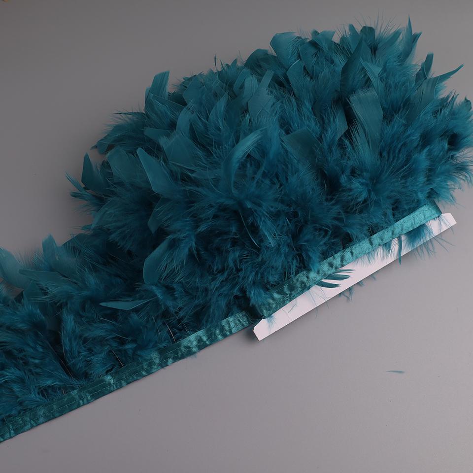 Feather10-15cm Marabou Feathers Trim DIY Wedding Turkey Feather Ribbon Crafts Sewing Clothing Party Plume Handmade Home Decor