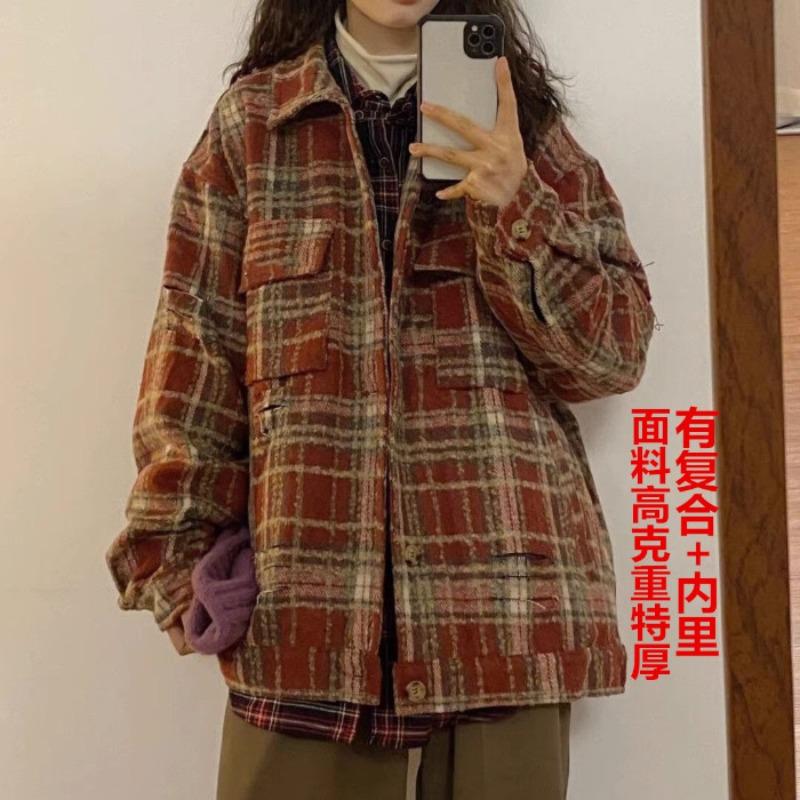 

Retro new robe design sense thickened coat women s autumn and winter jacket cotton-padded jacket top M