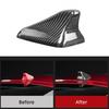 Real Hard Carbon Fiber Car Top Antenna Stick Cover For Kia Stinger 2018-23