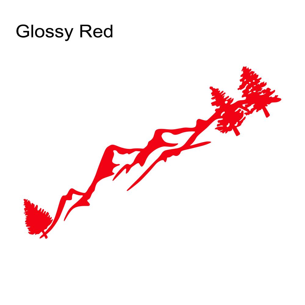 Car Sticker Waterproof Mountain Graphic Vinyl Decal For Cars SUV Truck Off-Road RVs Window Body Side Door Trunk Decoration