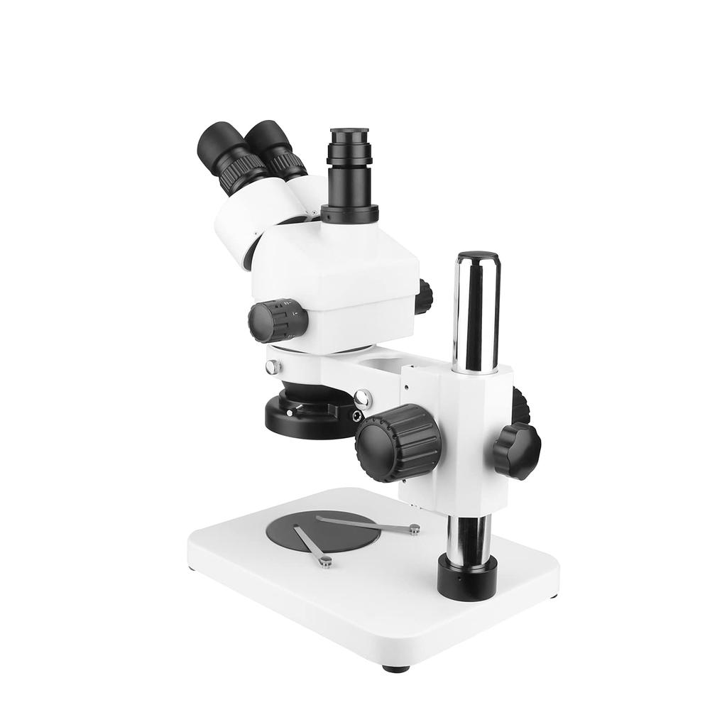 SVBONY SM402 Stereo Trinocular Zoom For High Rotating Working Distance With LED Ring Experimental Use Microscope, Type, Inspection, 7x-45x