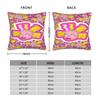 R-Rugrats Colorful Flower Pattern Pillow Case Print Pillow Cover Vintage Pillowcases For Living Room Sofa