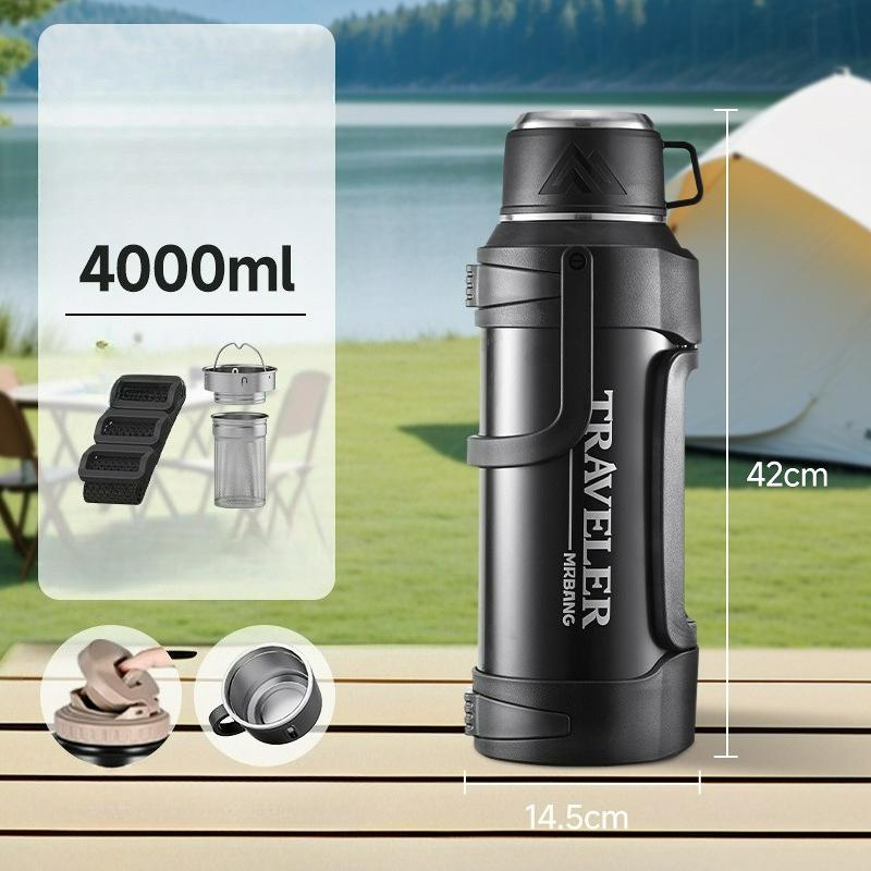 Přenosná termoska, Velkokapacitní nerezová termoska, Venkovní velkokapacitní ultravelkokapacitní přenosná termoska