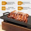 ZISIZ Personal Smokeless Alcohol BBQ Grill with Wooden Base