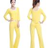 Modal Mid-Sleeve Yoga Suit: Women's 3-Piece Set for Dance & Practice, Comfortable Loose Fit