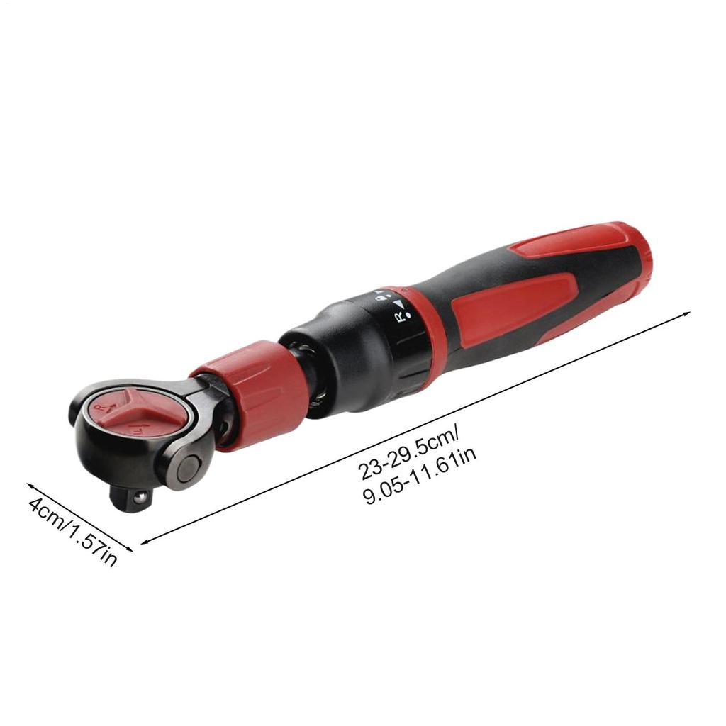 Cordless Ratchet 3/8-Inch Ratcheting Wrenches Ergonomic 72-Tooth Swivel Head Reversible On-Off Steel Socket For Bike Maintenance