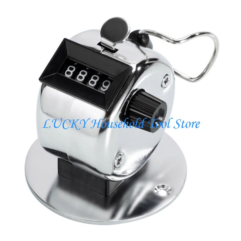 

J0MC Metal Hand Counter Four Digit Counter Counter Clicks Counter Handheld Clicks Count