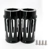 For Harley 1984-2020 2Pcs Motorcycle Fork Slider Cover Trim With Bolts Touring Models Motorbike Decor Accessories