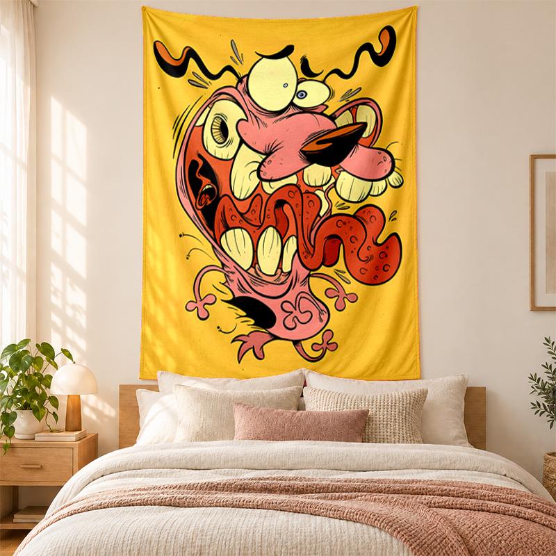 Brave Dog Tapestry highquality for decorating living room bedroom dorm walls ideal as bedroom wallart orholiday gift