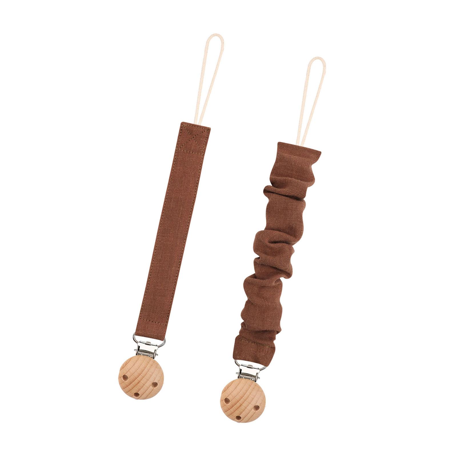 

2xДетская соска-клипса с цепочкой, держатель для пустышки, ремень, веревка для предотвращения потери для младенцев, малышей, предотвращает потерю M43302