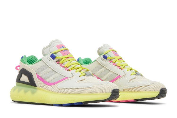 Women's Sneakers adidas ZX 5K Boost Wonder White Acid Yellow (Women's) Wonder White/White Tint/Acid Yellow