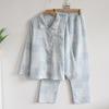 100% Cotton Gauze Pajamas Set Women Thin Breathable Long Sleeve Pants Loungewear