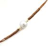 Bracelet - LUXENTER - Yarul - Argent 925 - Or jaune 18k - Perle blanche