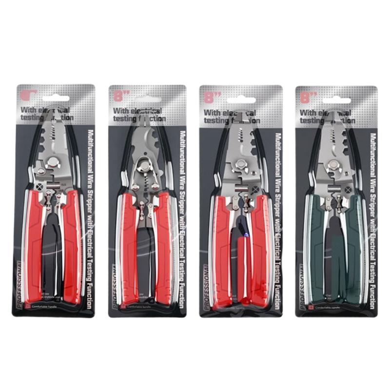 Multifunctional Wire Stripper Decrustation Pliers Crimper Cable Stripper Cutter Multifunctional Wire Repair Tool Pliers