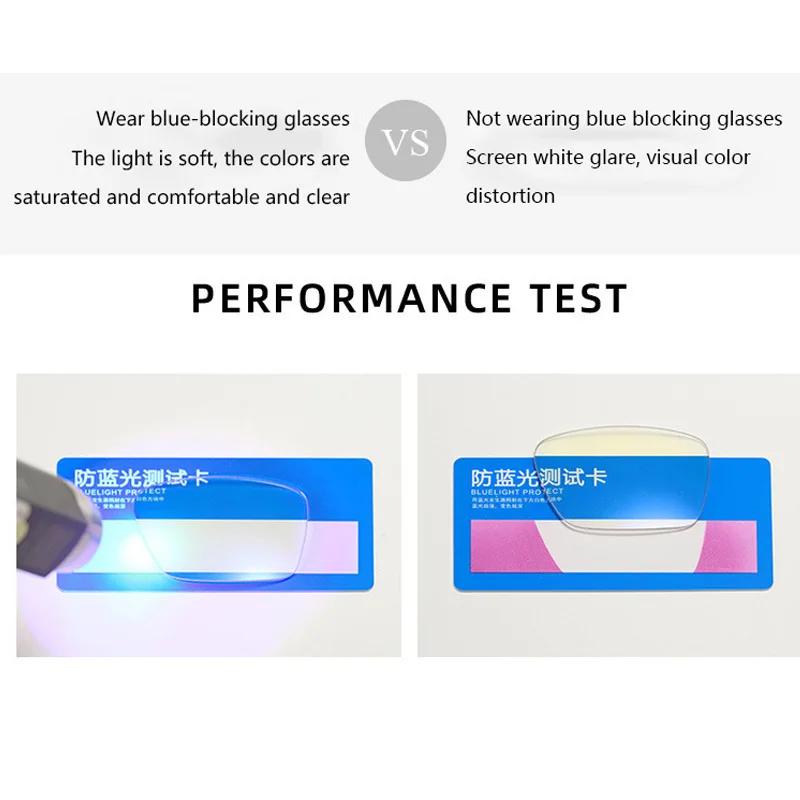 Fashion Anti-Blue Light Mirror Coating Lens Spring Leg Lifting Wire Half Frame Semi Frame Lens Plain Small Fresh Lady