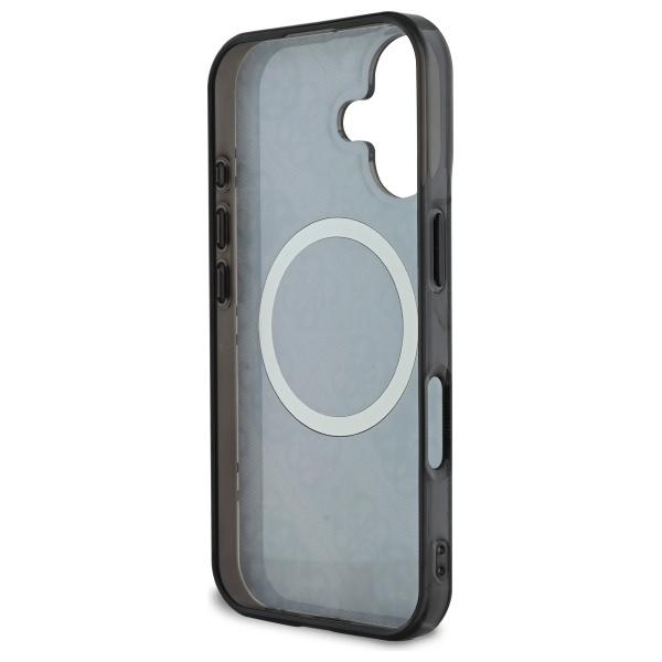 Guess Guhmp16Sh4Pyeek Iphone 166.1 Czarny/Black Hardcase Iml Peony On 4G Background Magsafe