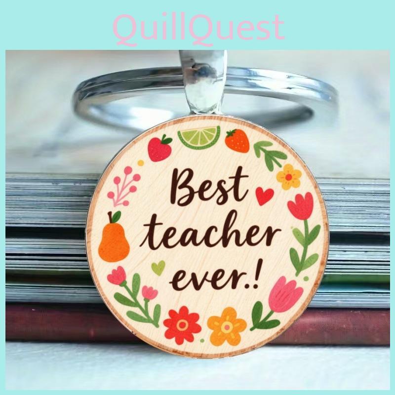 Cel mai Bun Profesor Din Toate Timpurile Breloc cu Scrisoare Pandantiv Decorativ Pentru Cadouri
