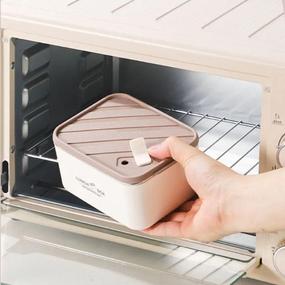 600ml Insulated Lunch Box Detachable Food Box Multifunctional Food Storage Container  School