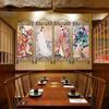 Retro Wall Art Canvas Pictures Vintage Japanese Geisha Kimono Ukiyo-e Woman Poster Restaurant  Home Living Room Hanging Painting