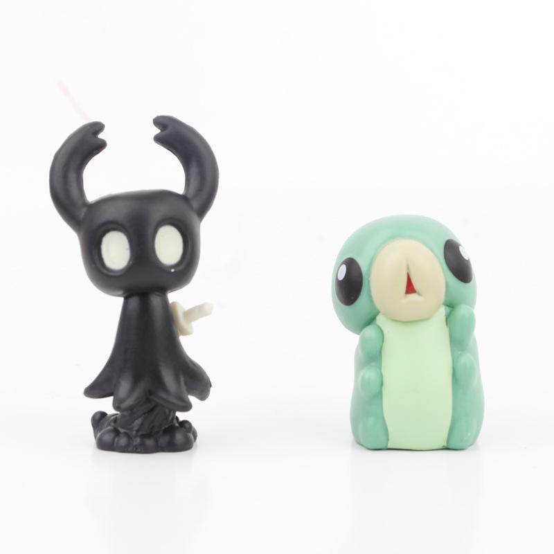 6 Stück Hollow Knight Anime Figur Seidenlied Der Ritter Wespe Zote Made Käfer Figur Puppe Sammlung Figur Modell Spielzeug Geschenk