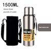 Large Capacity Stainless Steel Thermos Portable Vacuum Flask Insulated Tumbler With Rope Thermo Bottle 500/700/1000/1500ml