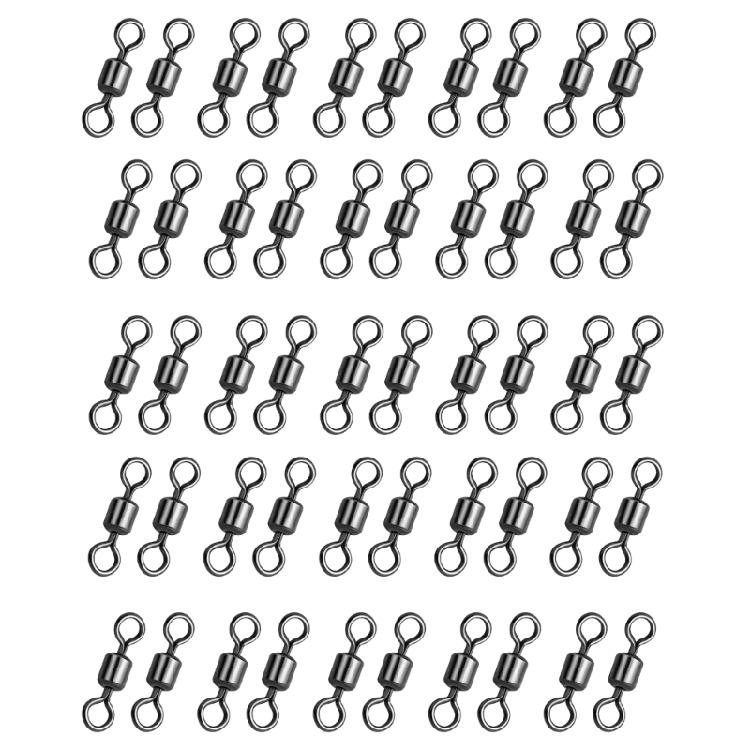 Fishing Swivels Saltwater Freshwater Fishing Tackle Line Connector Barrels Swivels Connectors Heavy Duty Rolling Swivels