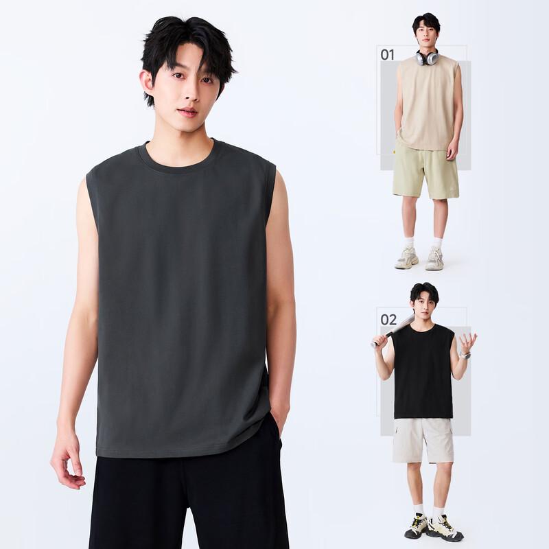 MINISO Men's Pure Cotton Sleeveless Tank Top