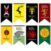 Stendardo Bandiera Game Of Thrones in Tessuto Poliestere per Decorazione Stanza a Tema