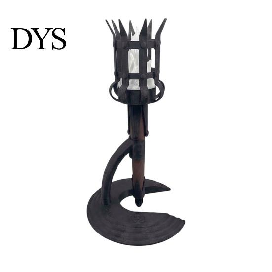 Mittelalterliche Fackel Wandleuchte, LED Handlicht, Retro Realistische Imitation Holzmaserung Flamme für Halloween Party Dekoration, Mardi Gras Geheimnis