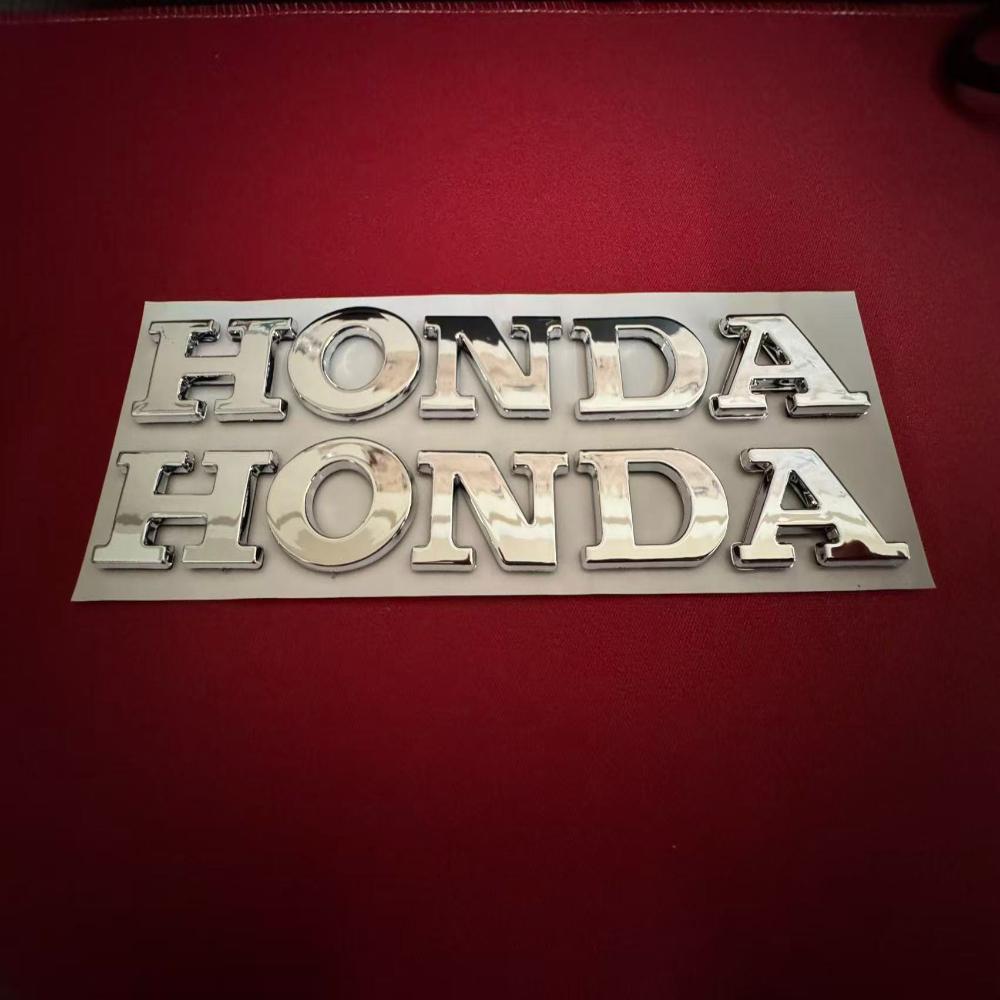 Honda Sticker Three-dimensional Electroplating HONDA Letter Waterproof Motorcycle Logo Suitable for PCX160CBR650and Other Models ajl256
