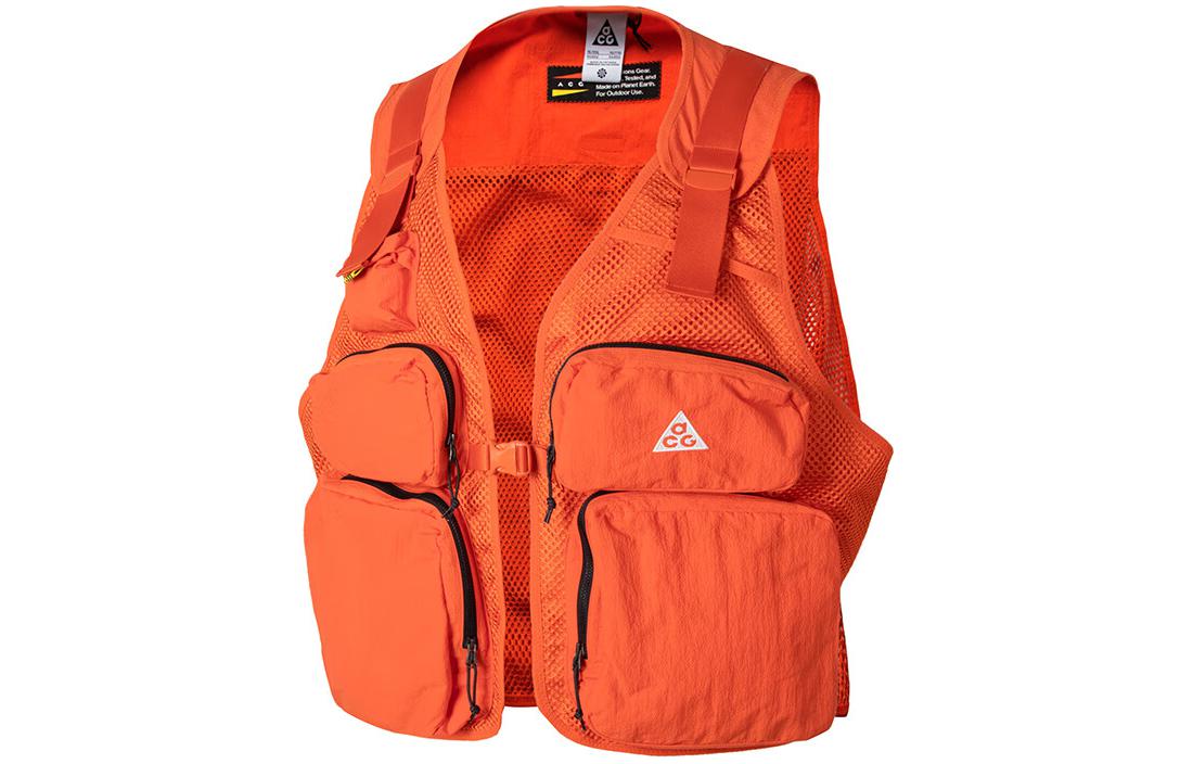 Nike Vests Men s Orange Moderate Workwear FZ5651-809 M/L