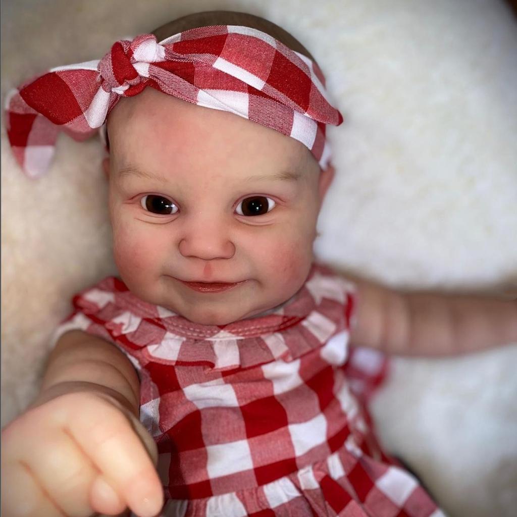 3D Paint Skin With Vein 60 CM Reborn Baby Maddie Silicone Doll Toy For Girl Princess Toddler Bebe Artist Collection