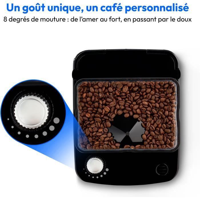 Isolierte digitale Filterkaffeemaschine mit Mahlwerk - MEDION - 1000W - 1,0L - Silber