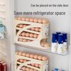 Automatic Slide-Down Egg Holder for Refrigerator Door