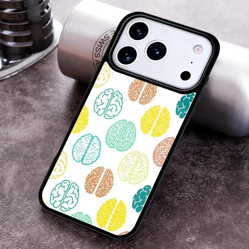 Medical Human Organs Brain Phone Case for iPhone 17 16 15 Pro Max Air 14 13 12 11 Plus Shockproof Capa Cover