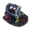 Aquarium Treasure Box Ornament   Cave Lifelike Resin Jewelry Box Decoration for Freshwater Saltwater