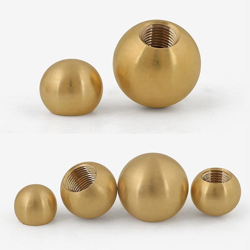 1/2/5/10Pcs Pure Brass Internal Thread Nut Lighting Accessories Decorative Cap M6/M8/M10/M12/M15/M16/M20