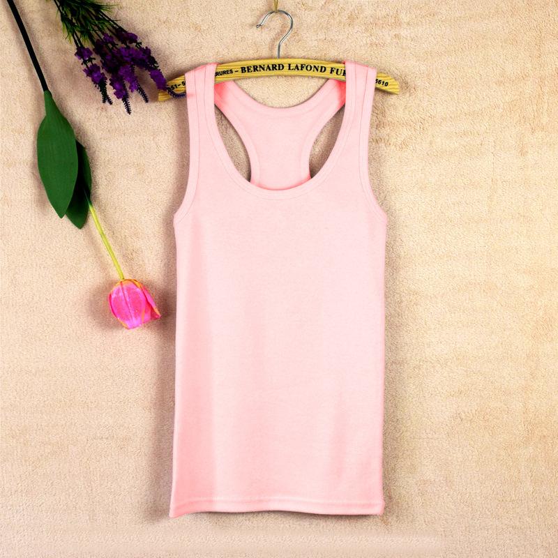 Damen Baumwoll Racerback Tanktop Hochelastisch Figurbetont Slim Fit Rückenfrei Lässig Urban Style Übergröße Layering Essential Innen- und Oberbekleidung