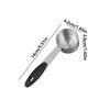 Stainless Steel Measuring Spoon Round Shape Coffee Scoops Food Grade Powder Spoon  Teas