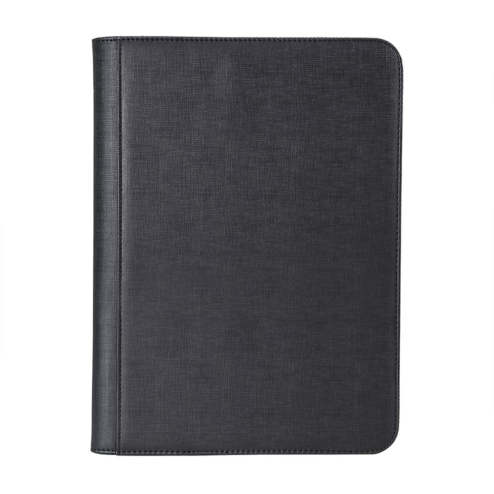 PAKESI Star Card File 9 Pockets 360 Pieces Storage PU Card Card Collection Star Card and Other Card Star Card Collection File (Black)