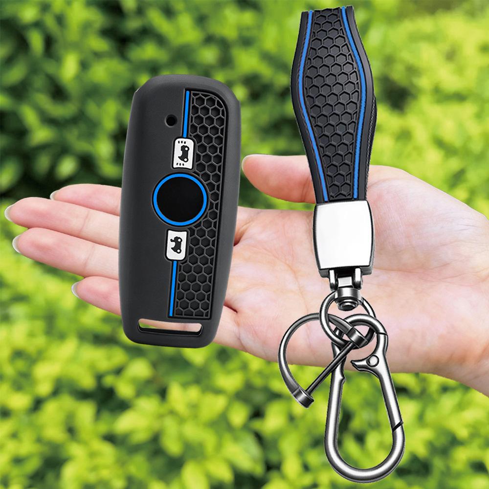 KeyChain Fit for Honda GL1800 GoldWing 1800 Tour 2021 2022 2023 2024 Motorcycle Key Silicone Case Cover Fashion Smart KeyRings