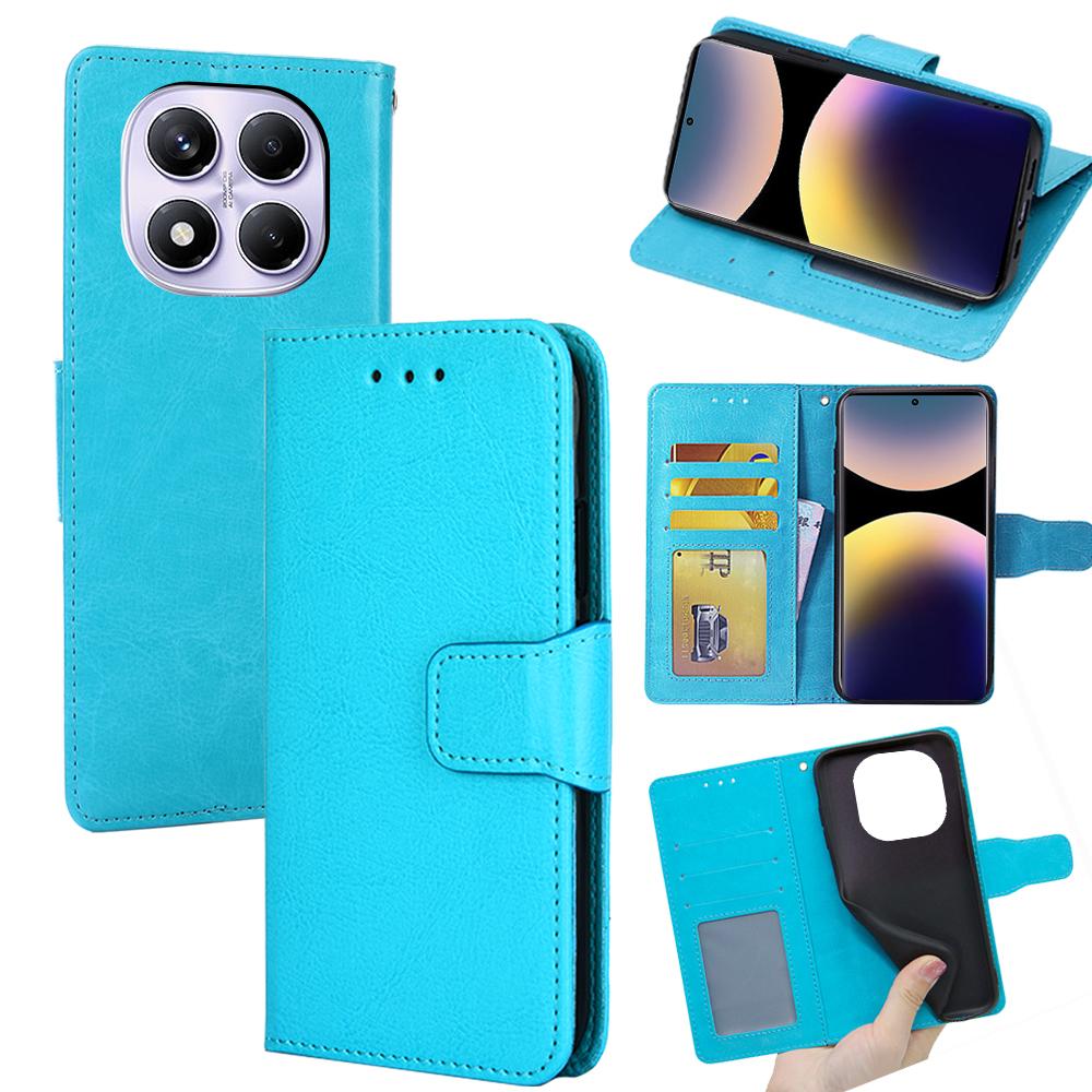 For Xiaomi Redmi Note 14 Pro 4G Case Wallet PU Leather+TPU Folding Stand Phone Cover