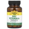 Country Life Dry Vitamin A 3000mcg 100 Tablets 100 Tablets 5 pcs