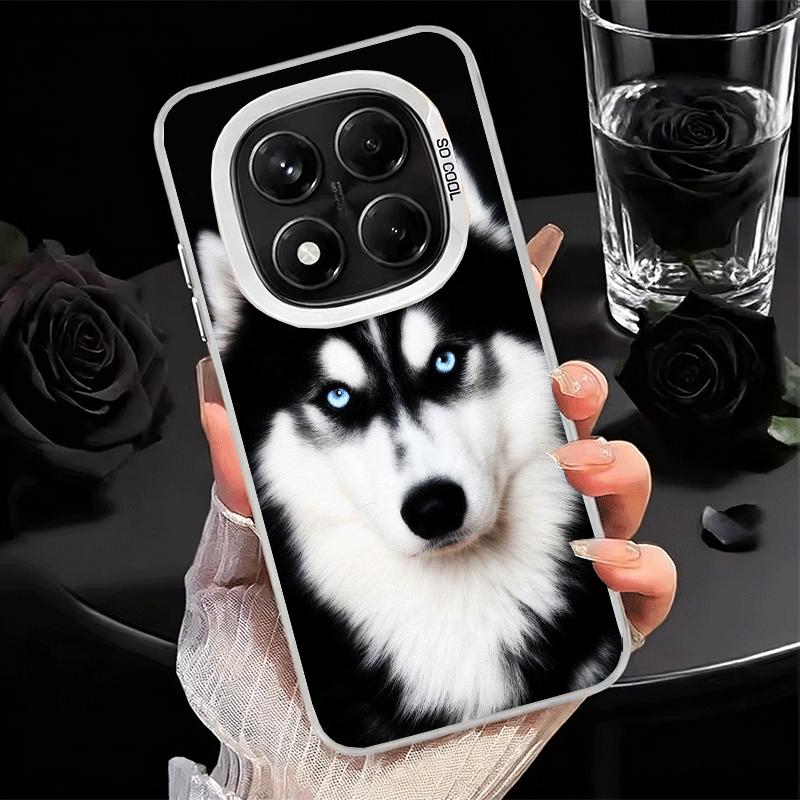

Alaskan Husky Cute Dogs Shockproof Phone Case for Xiaomi Redmi Note 15 14 13 12 Pro Plus 11 11S 11T 5G Cover Anti Fall Fundas Redmi Note 12 5G