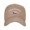 Unisex Baseball Cap Czech Republic EST Independence Day Wild Sun Shade Peaked Adjustable Outdoor Caps for Unisex Women