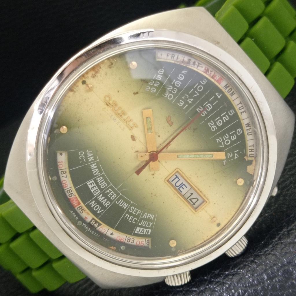 

ВИНТАЖНЫЕ АВТОМАТИЧЕСКИЕ ЧАСЫ ORIENT 100 YEARS JAPAN МУЖСКИЕ ОРИГИНАЛЬНЫЙ ЦИФЕРБЛАТ a700170-5 R201-a700170