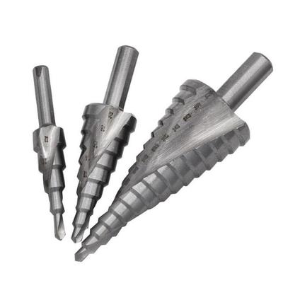 Pagodenbohrer Stufenbohrer Kernbohrwerkzeug Schnellarbeitsstahl HSS Spiralgenutet Metall Stahl Stufenbohrer 4-12 4-20 4-32