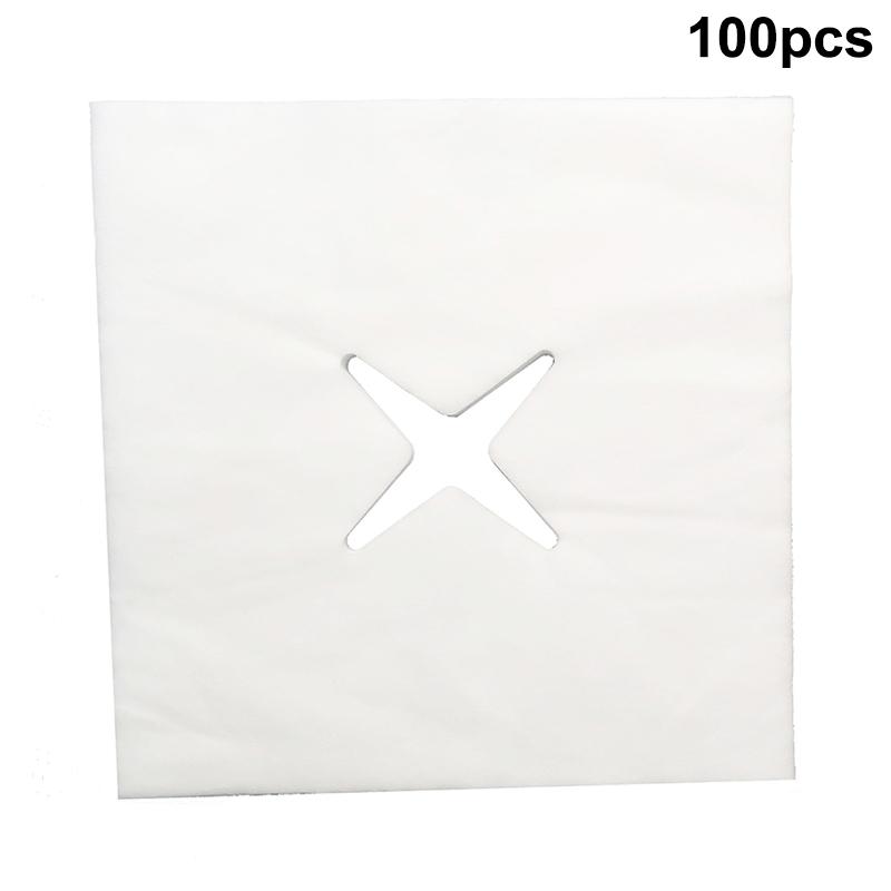 

100 шт. одноразовые простыни для массажного стола, подголовники, наволочки для подушек для лица, чехлы для массажных подушек для лица, подголовники для стола